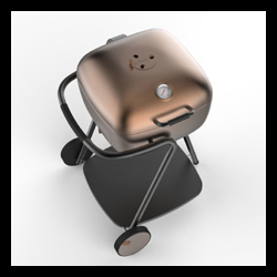 Barbecue à charbon - Conception et design eurodesign.paris pour TPA en 2013